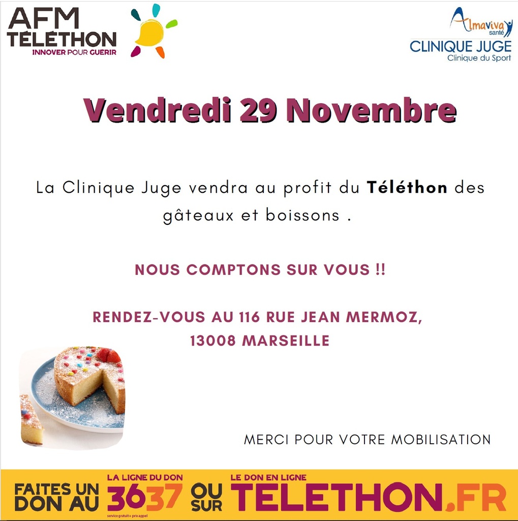 TELETHON 2024 // VENDREDI 29 NOVEMBRE