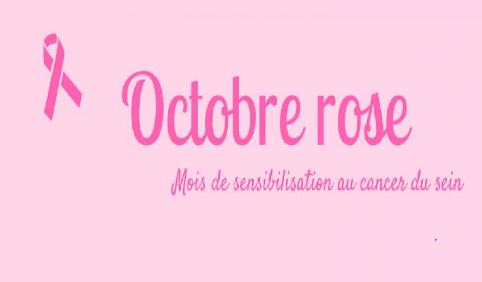 Octobre Rose : Mois de sensibilisation au cancer du sein
