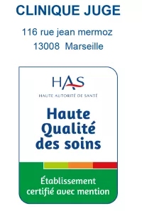 Clinique Juge certifiée avec la mention "Haute Qualité des Soins"