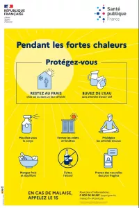 Nos recommandations pour les fortes chaleurs et canicule !